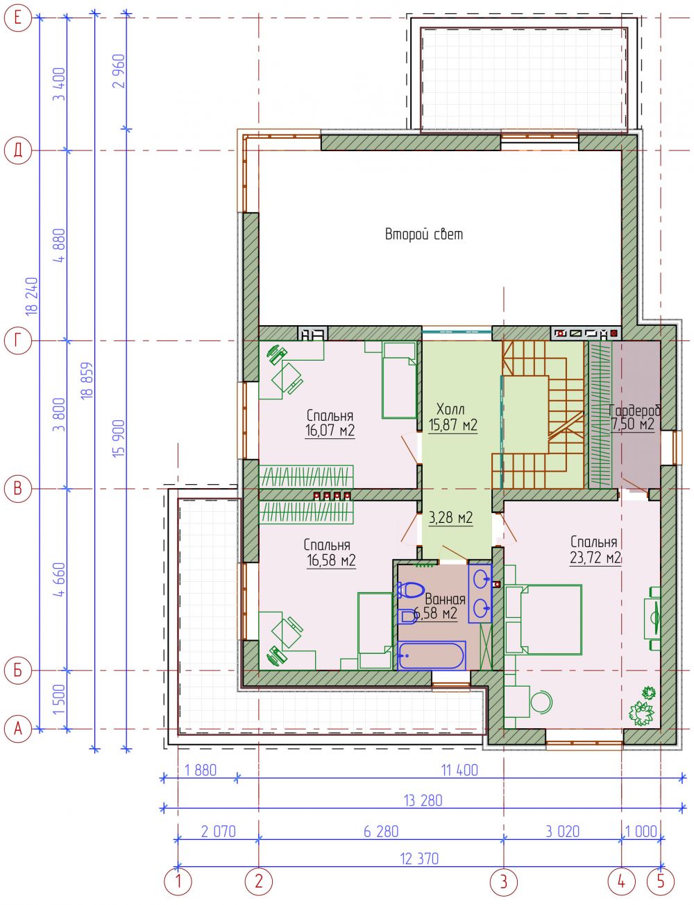 План 2-го этажа